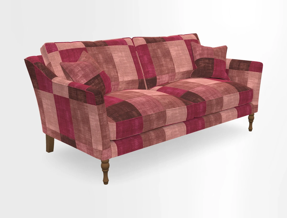 Brunel 3 Seater Sofa in V&A Threads of India Mughal Garden Safari Hunter