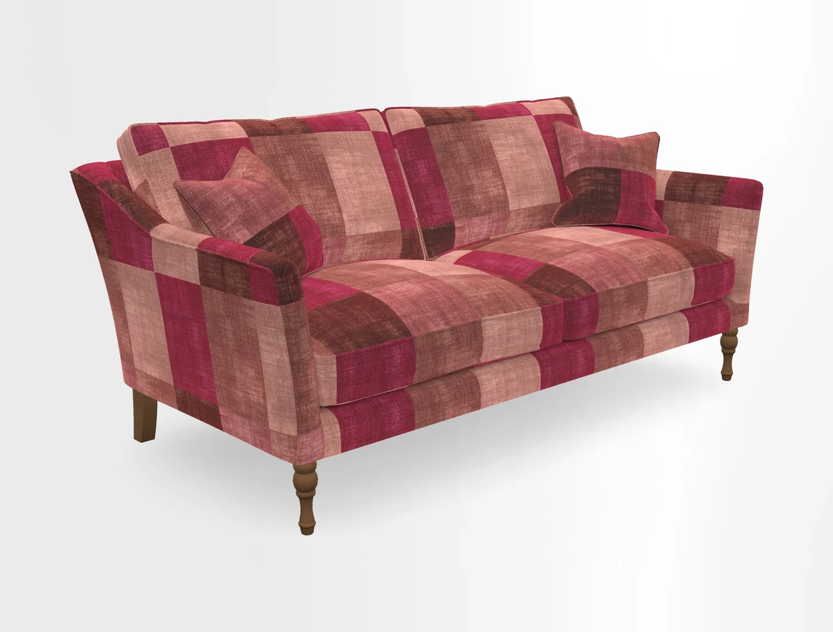 Brunel 3 Seater Sofa in V&A Threads of India Mughal Garden Safari Hunter