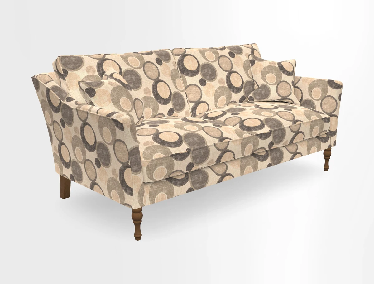 Brunel 3 Seater Sofa in V&A Threads of India Mughal Garden Safari Hunter
