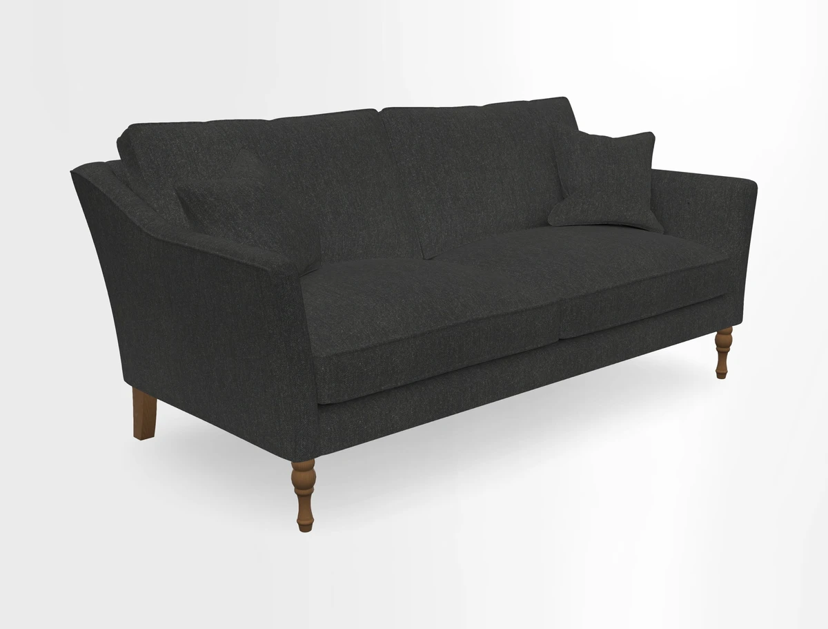 Brunel 3 Seater Sofa in V&A Threads of India Mughal Garden Safari Hunter