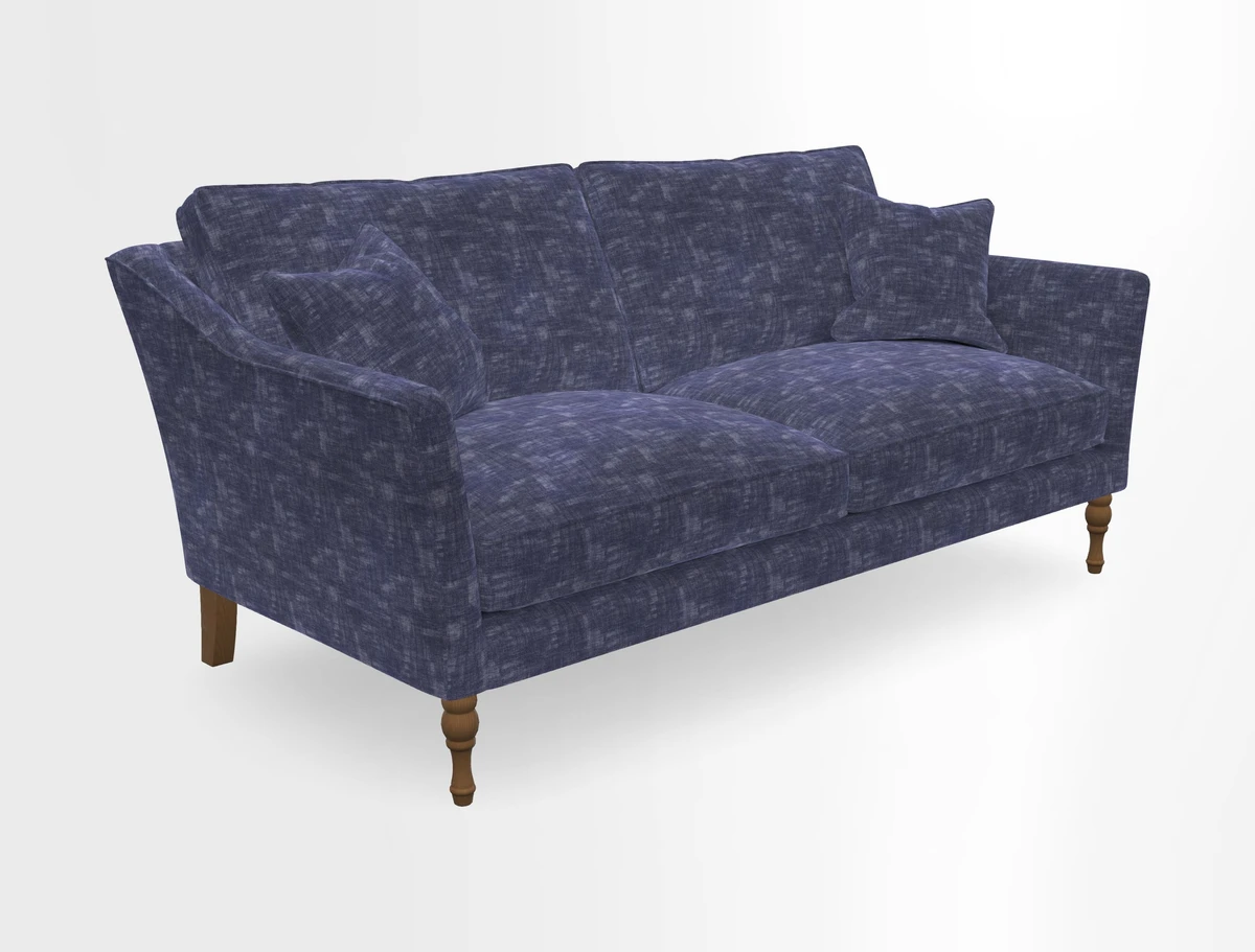 Brunel 3 Seater Sofa in V&A Threads of India Mughal Garden Safari Hunter