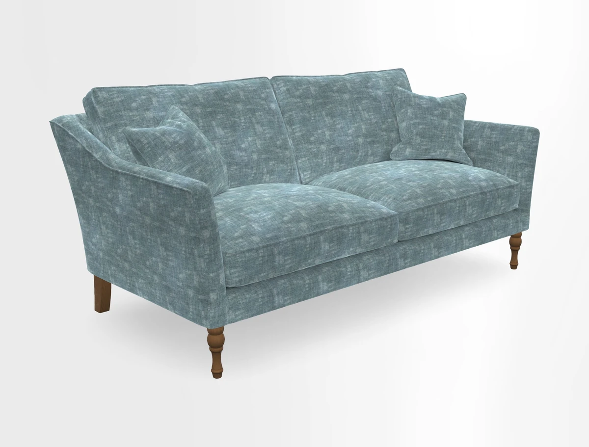 Brunel 3 Seater Sofa in V&A Threads of India Mughal Garden Safari Hunter