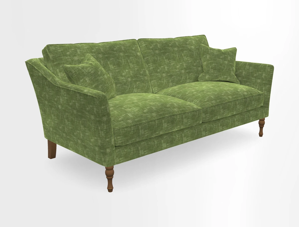 Brunel 3 Seater Sofa in V&A Threads of India Mughal Garden Safari Hunter