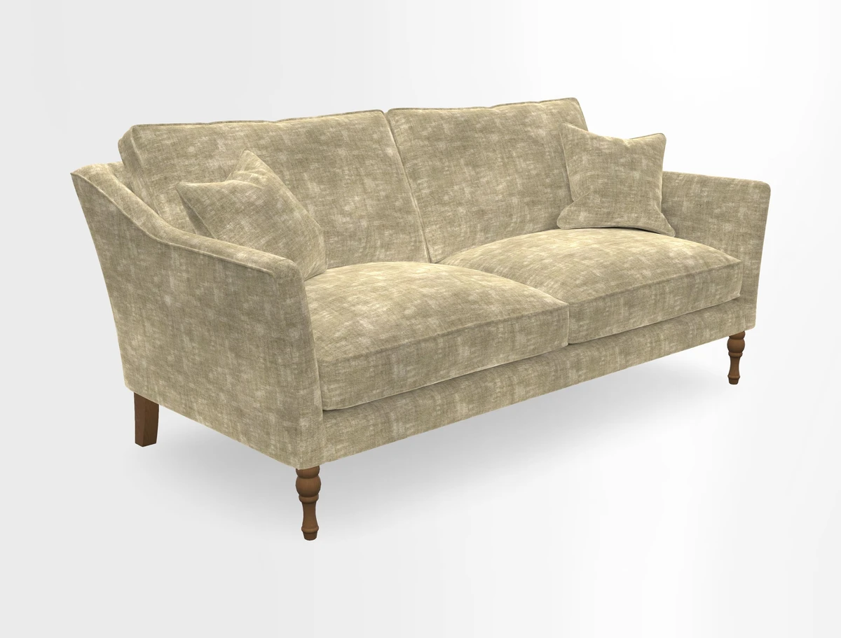 Brunel 3 Seater Sofa in V&A Threads of India Mughal Garden Safari Hunter