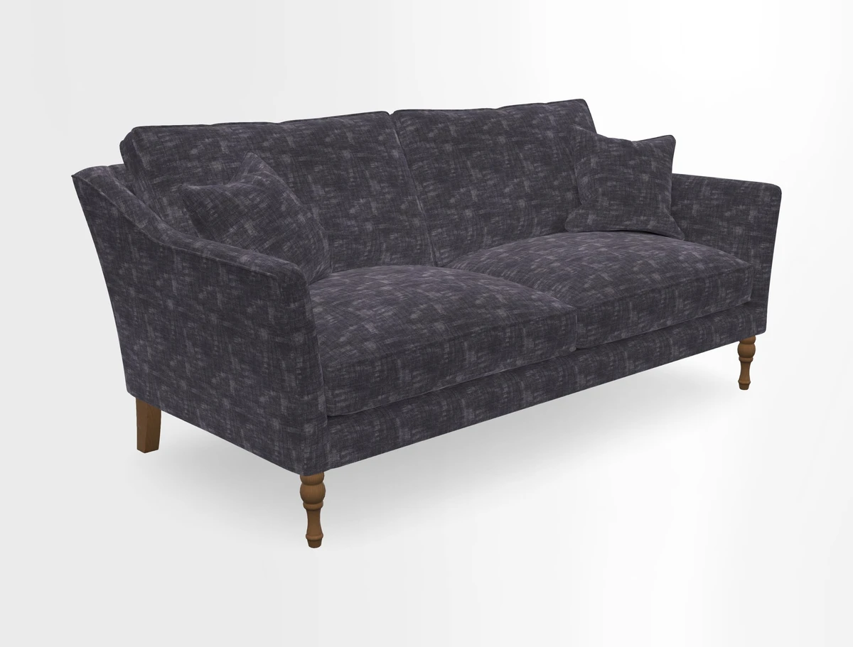 Brunel 3 Seater Sofa in V&A Threads of India Mughal Garden Safari Hunter
