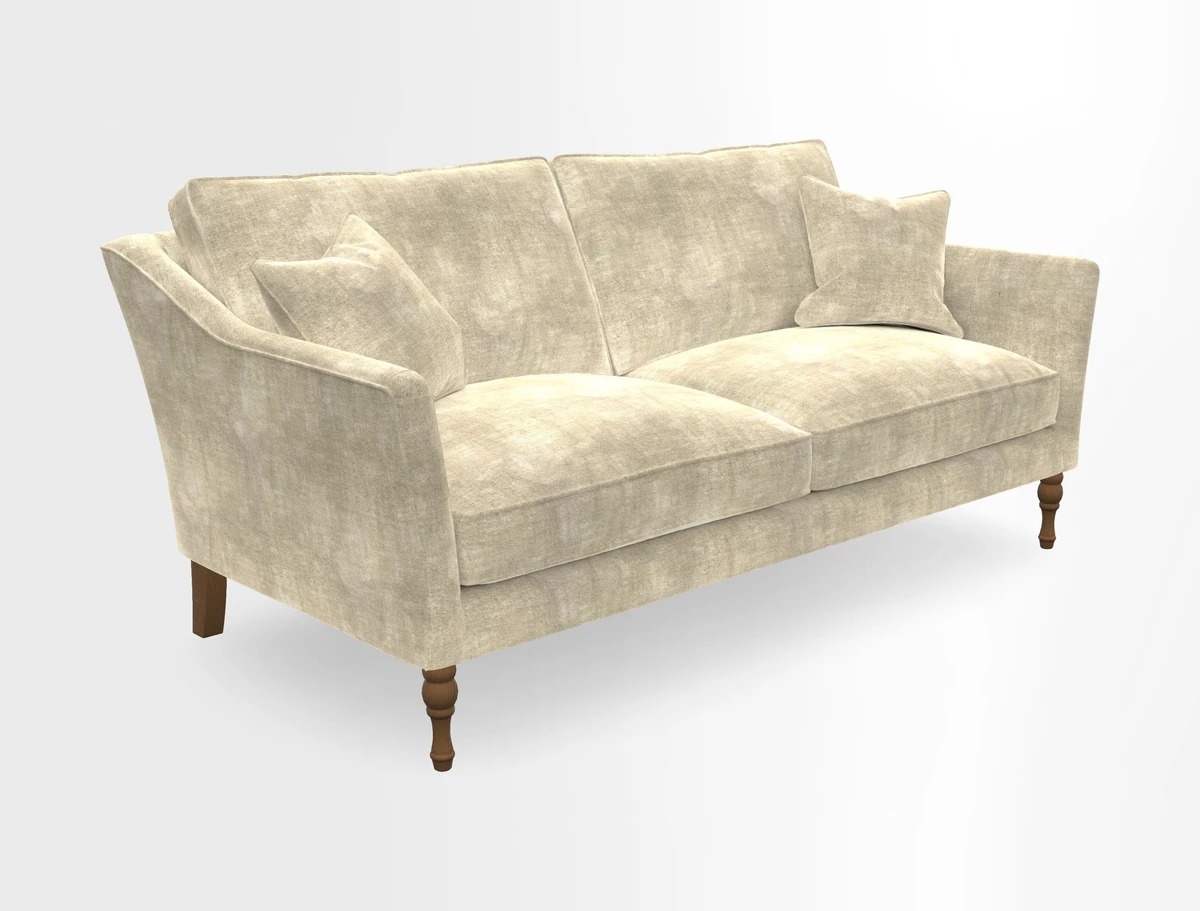 Brunel 3 Seater Sofa in V&A Threads of India Mughal Garden Safari Hunter