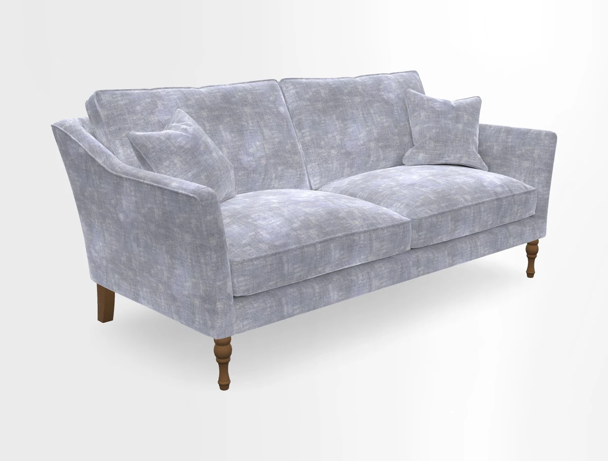 Brunel 3 Seater Sofa in V&A Threads of India Mughal Garden Safari Hunter