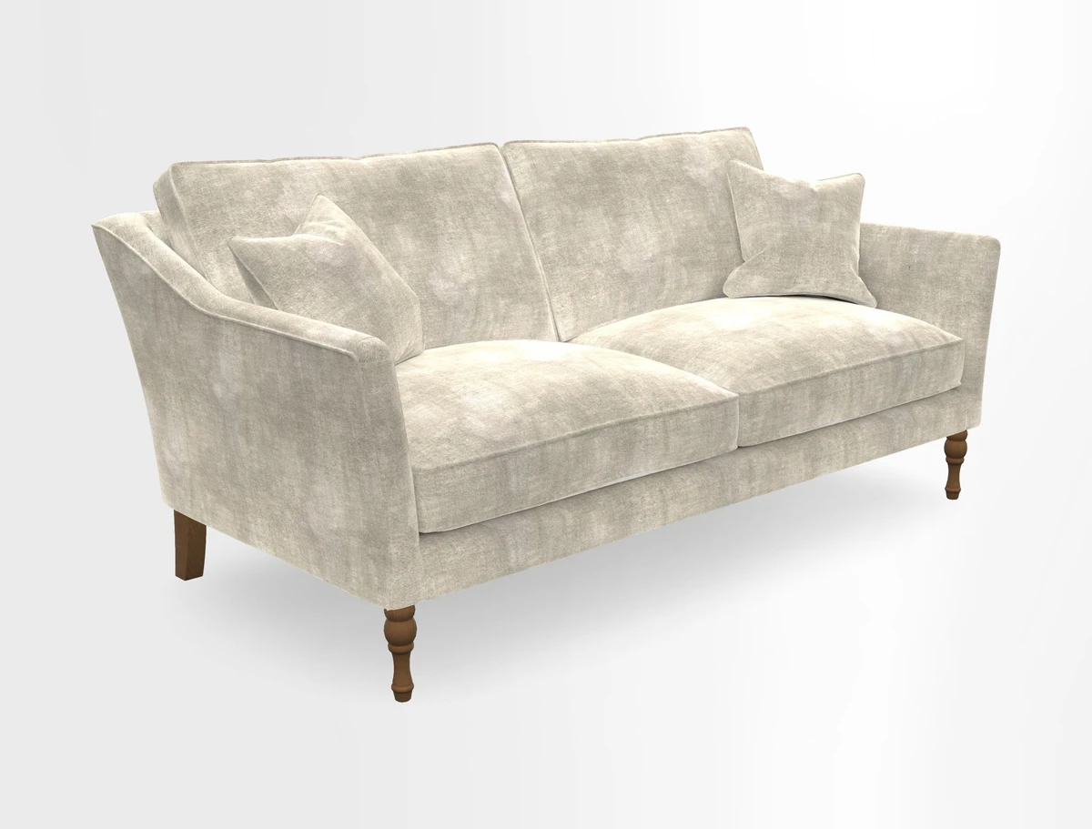 Brunel 3 Seater Sofa in V&A Threads of India Mughal Garden Safari Hunter