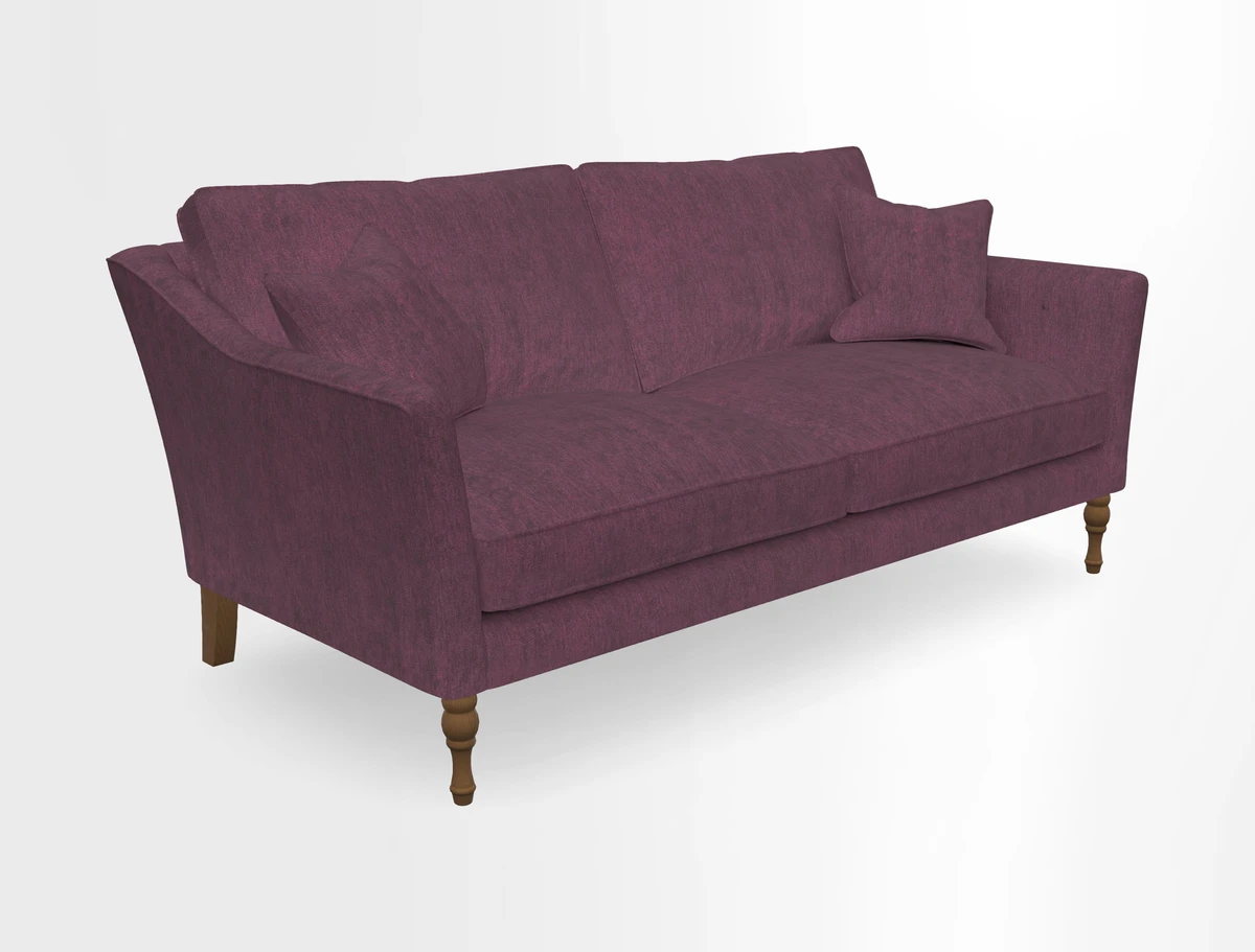 Brunel 3 Seater Sofa in V&A Threads of India Mughal Garden Safari Hunter