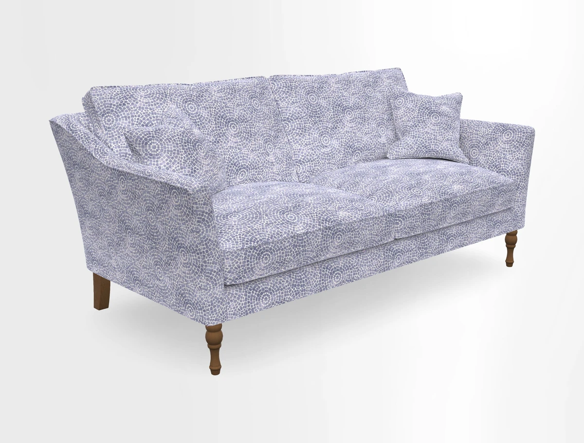 Brunel 3 Seater Sofa in V&A Threads of India Mughal Garden Safari Hunter