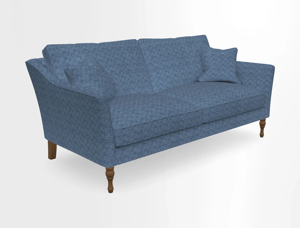 Brunel 3 Seater Sofa in V&A Threads of India Mughal Garden Safari Hunter