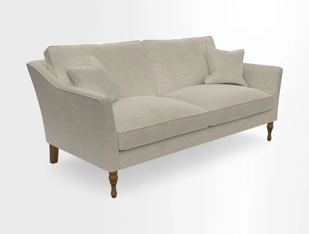 Brunel 3 Seater Sofa in V&A Threads of India Mughal Garden Safari Hunter