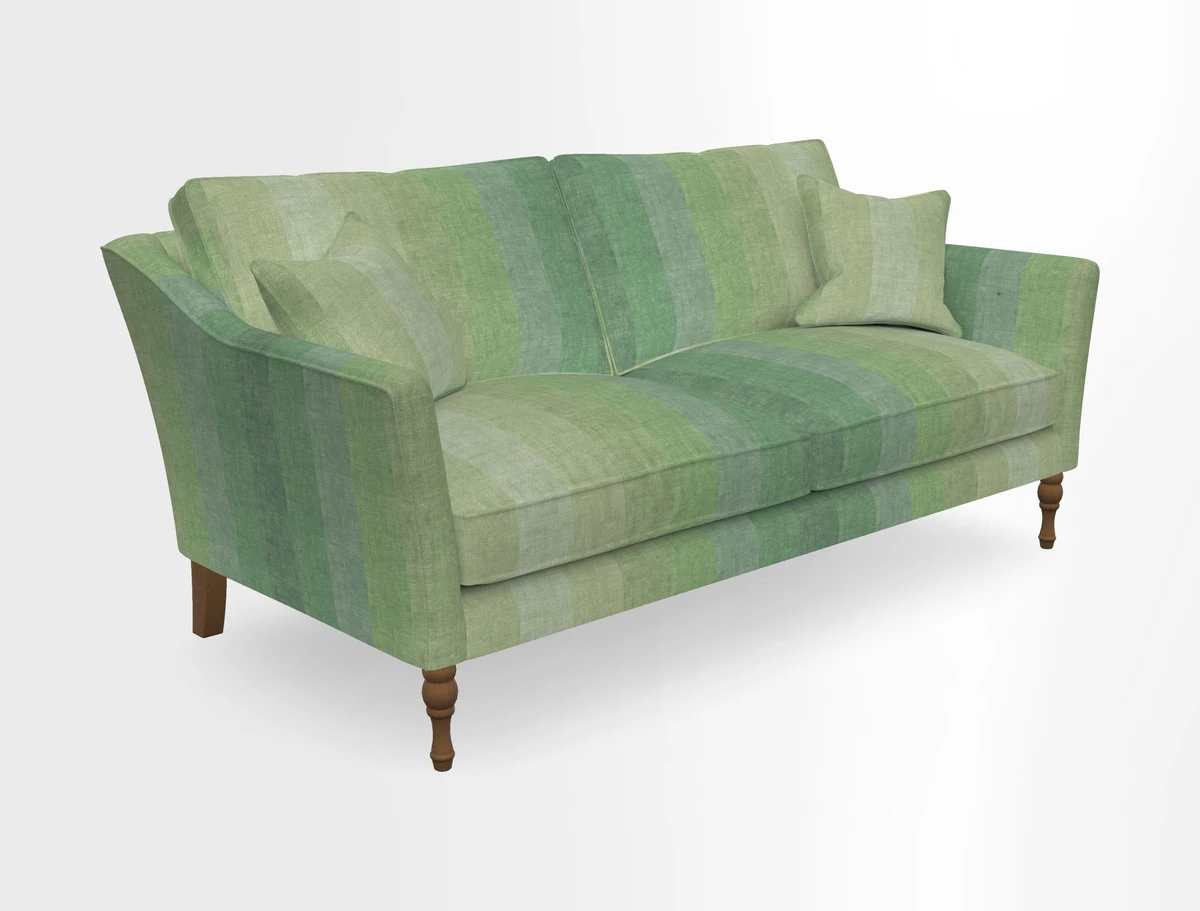 Brunel 3 Seater Sofa in V&A Threads of India Mughal Garden Safari Hunter