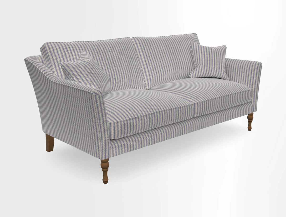 Brunel 3 Seater Sofa in V&A Threads of India Mughal Garden Safari Hunter