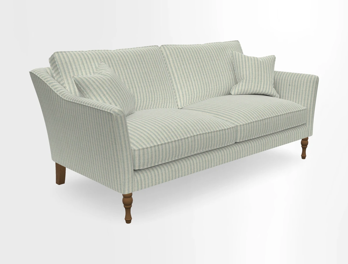 Brunel 3 Seater Sofa in V&A Threads of India Mughal Garden Safari Hunter