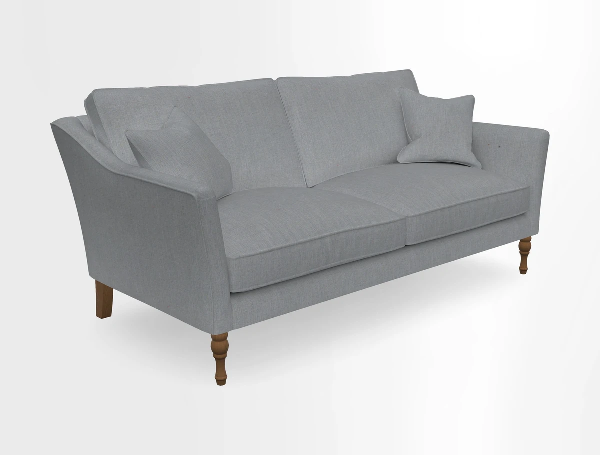 Brunel 3 Seater Sofa in V&A Threads of India Mughal Garden Safari Hunter