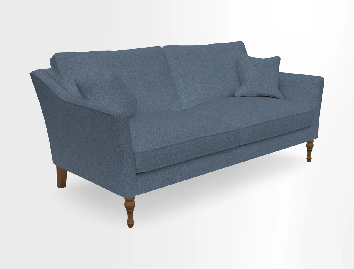 Brunel 3 Seater Sofa in V&A Threads of India Mughal Garden Safari Hunter