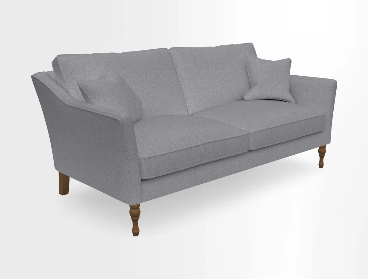 Brunel 3 Seater Sofa in V&A Threads of India Mughal Garden Safari Hunter