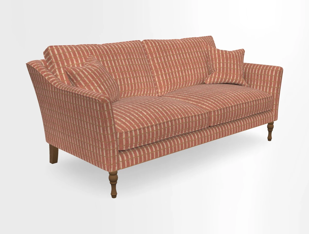 Brunel 3 Seater Sofa in V&A Threads of India Mughal Garden Safari Hunter