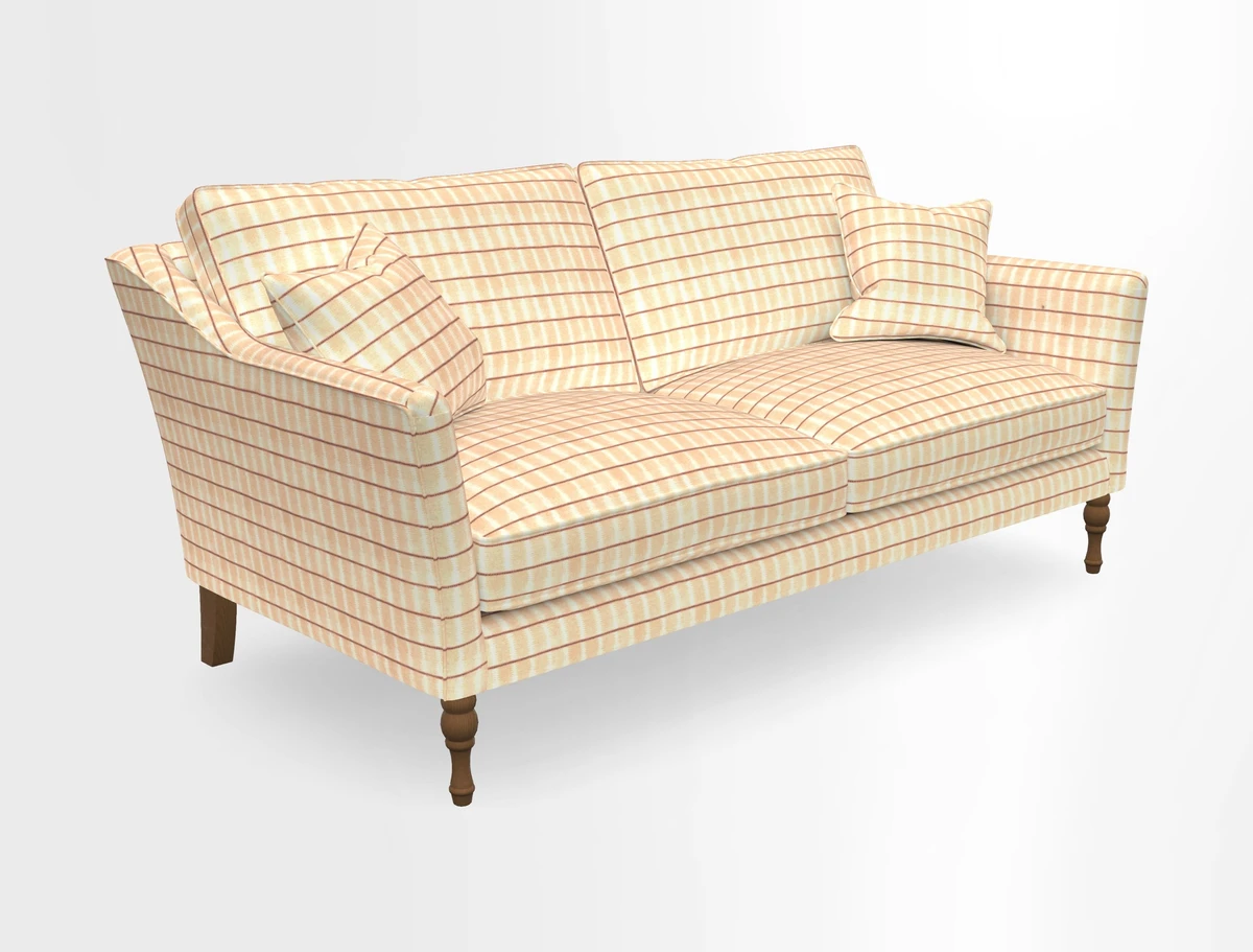 Brunel 3 Seater Sofa in V&A Threads of India Mughal Garden Safari Hunter