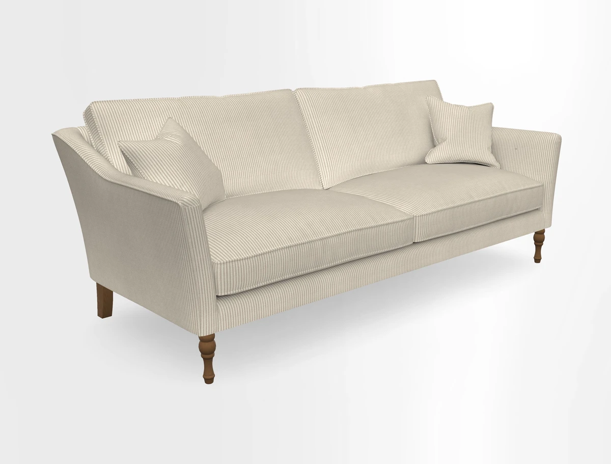 Brunel 3 Seater Sofa in V&A Threads of India Mughal Garden Safari Hunter