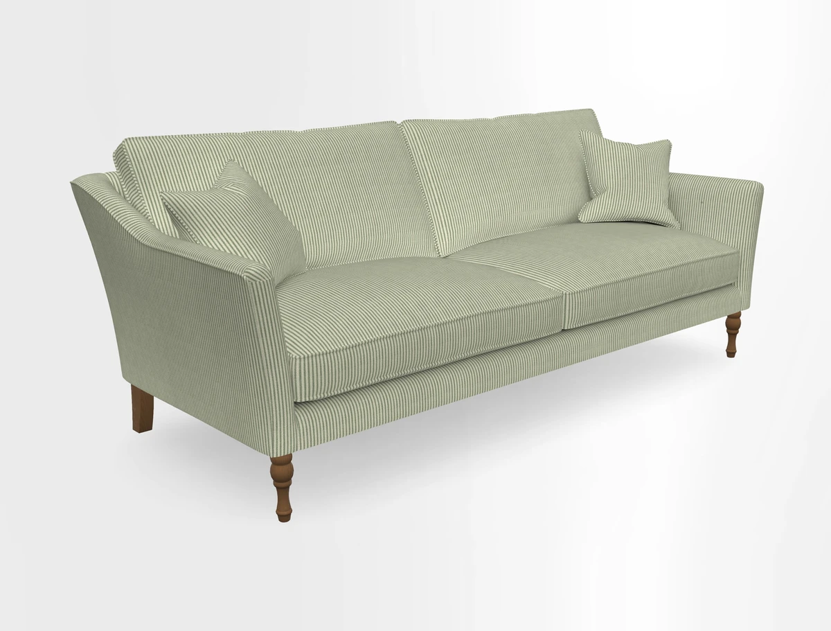 Brunel 3 Seater Sofa in V&A Threads of India Mughal Garden Safari Hunter