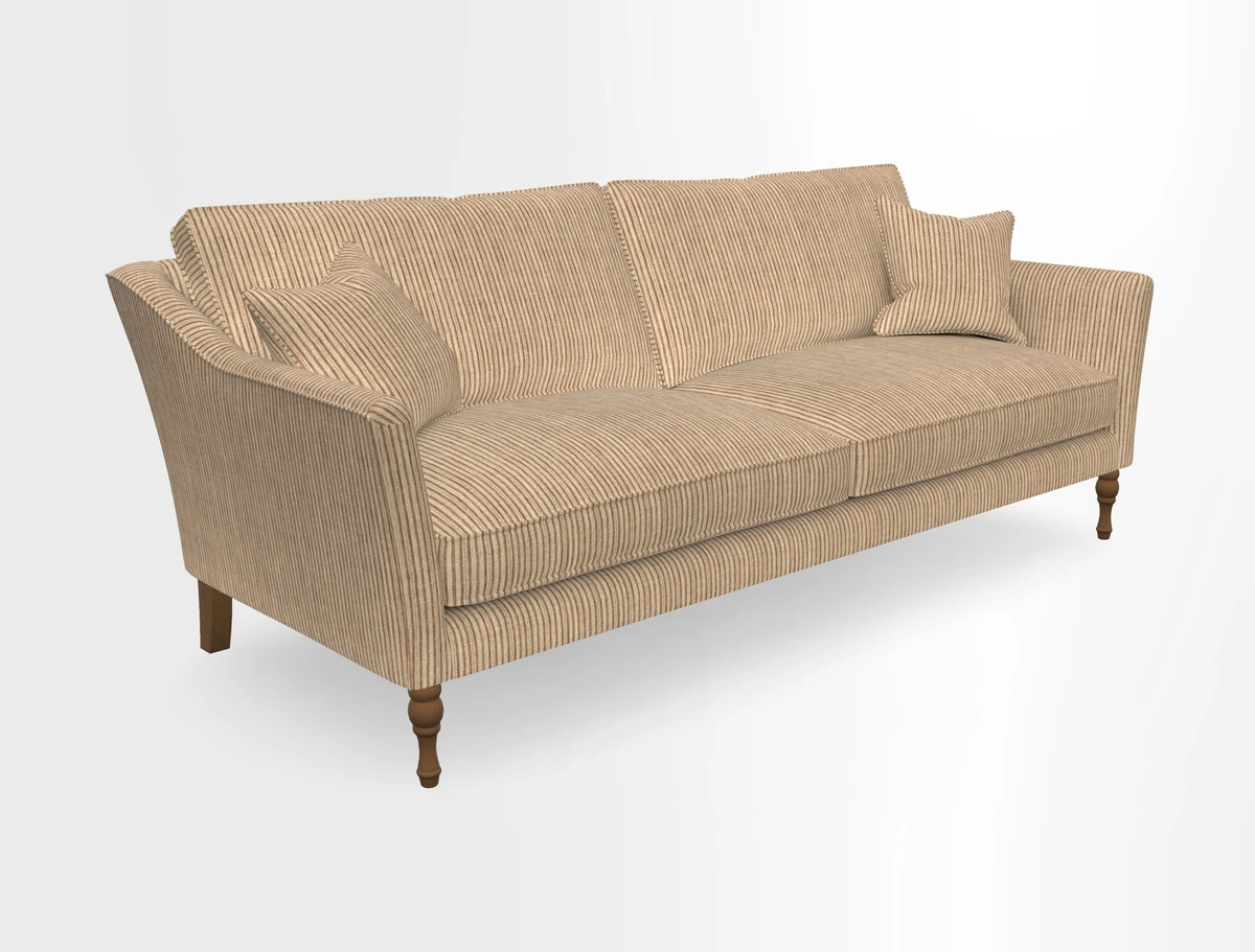 Brunel 3 Seater Sofa in V&A Threads of India Mughal Garden Safari Hunter