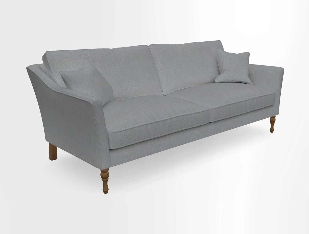Brunel 3 Seater Sofa in V&A Threads of India Mughal Garden Safari Hunter