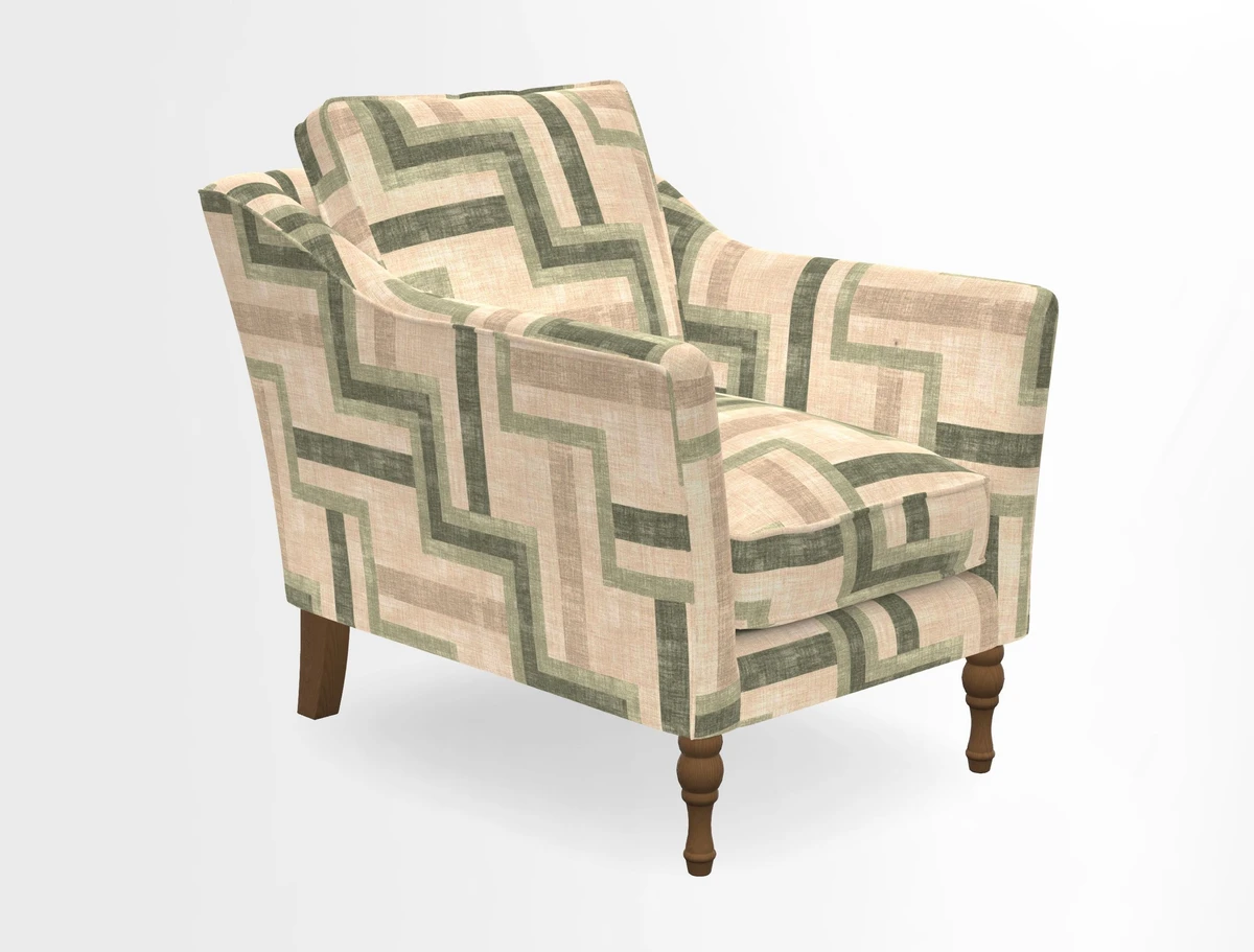 V&A Collection Brunel Chair in Two Tone Plain Biscuit