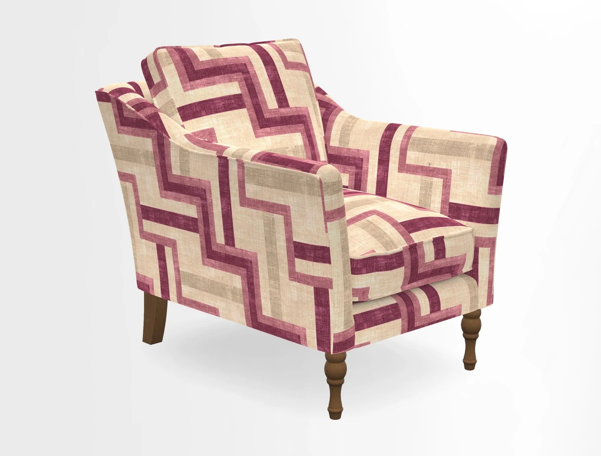 V&A Collection Brunel Chair in Two Tone Plain Biscuit