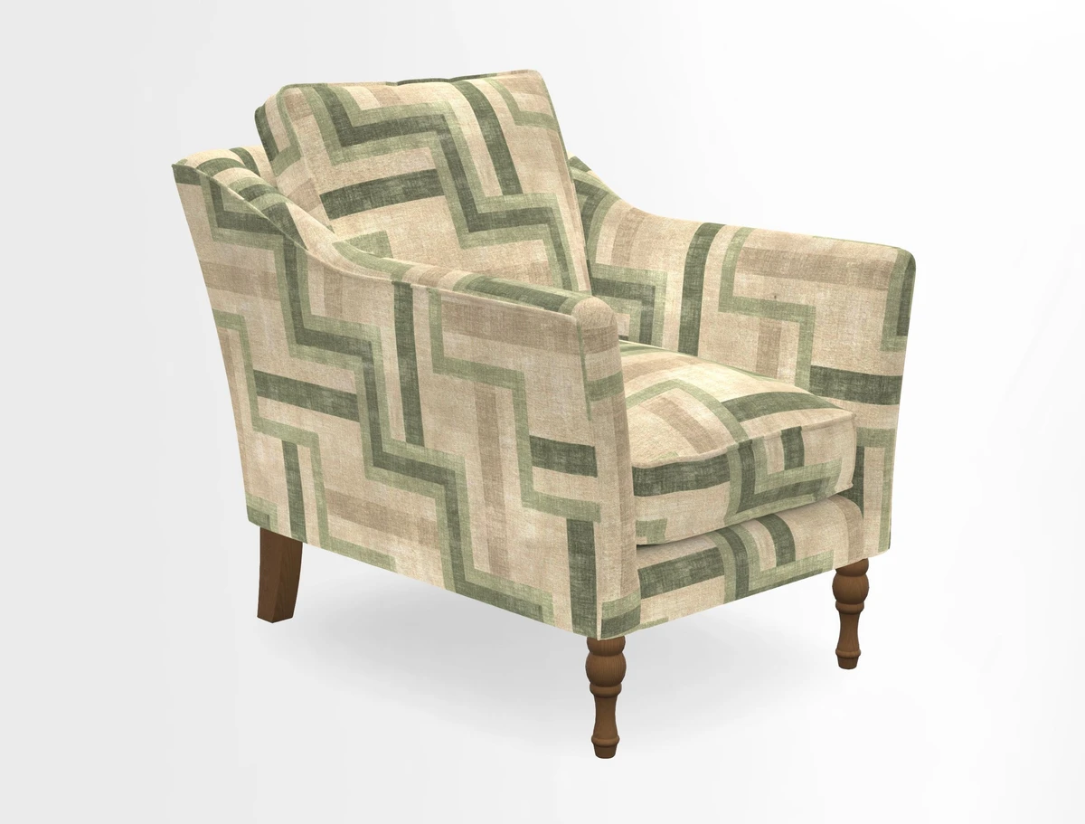 V&A Collection Brunel Chair in Two Tone Plain Biscuit