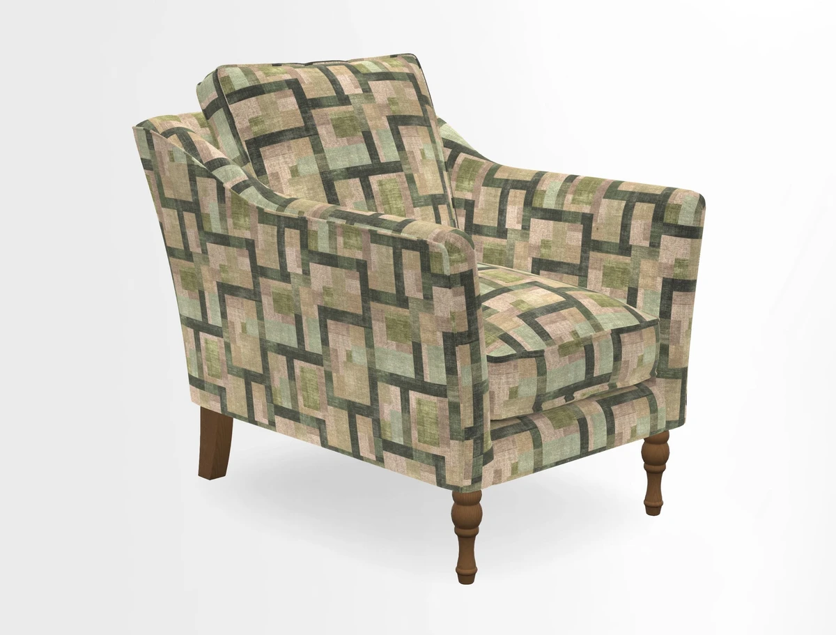 V&A Collection Brunel Chair in Two Tone Plain Biscuit