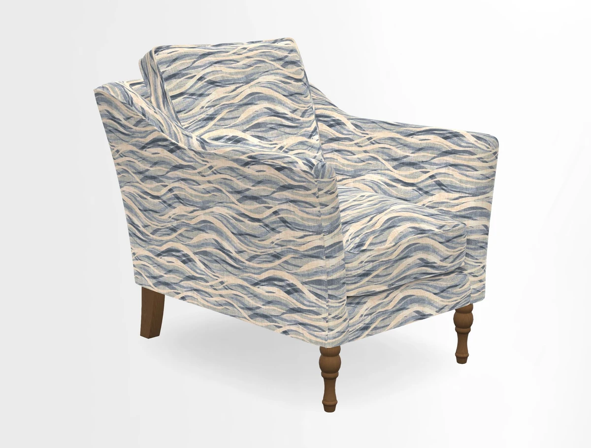 V&A Collection Brunel Chair in Two Tone Plain Biscuit