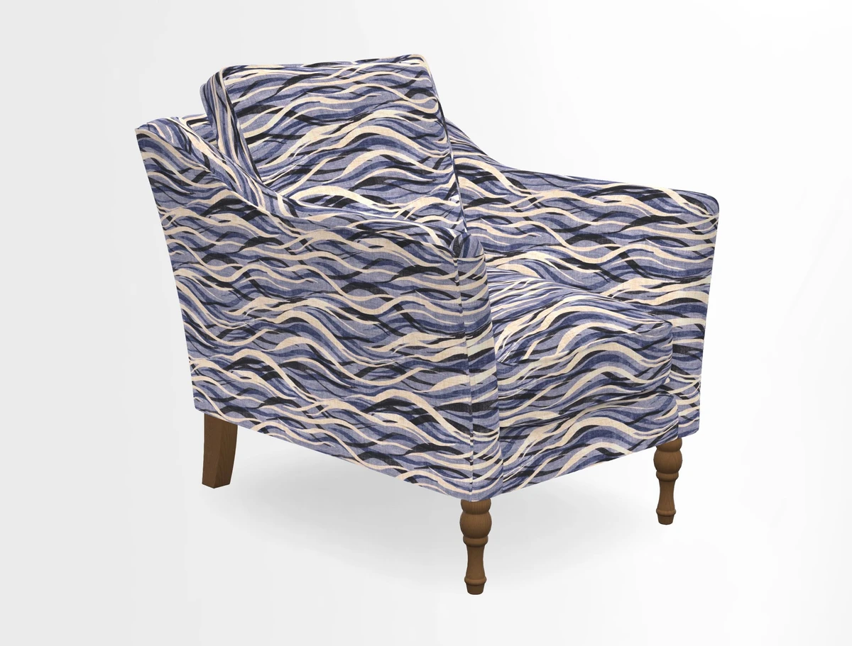 V&A Collection Brunel Chair in Two Tone Plain Biscuit