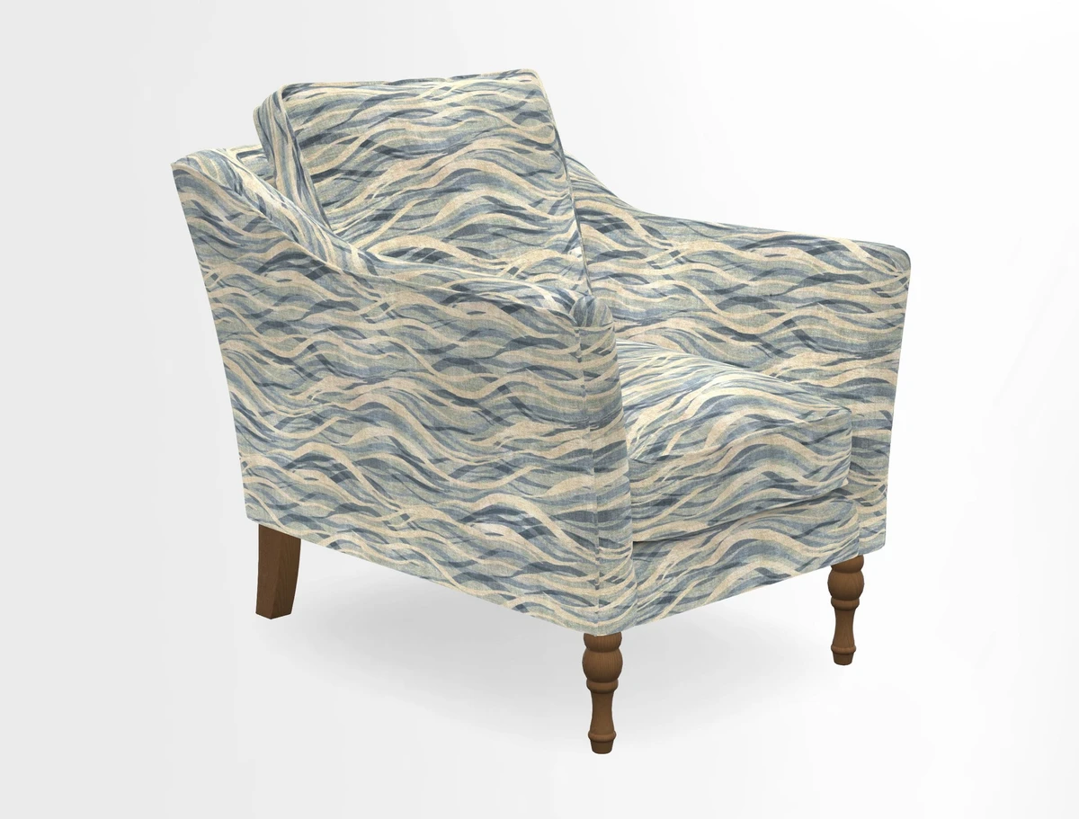 V&A Collection Brunel Chair in Two Tone Plain Biscuit