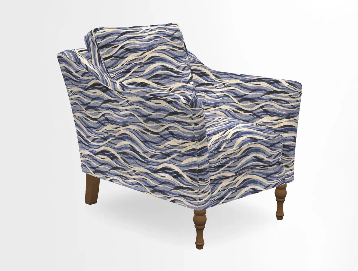 V&A Collection Brunel Chair in Two Tone Plain Biscuit
