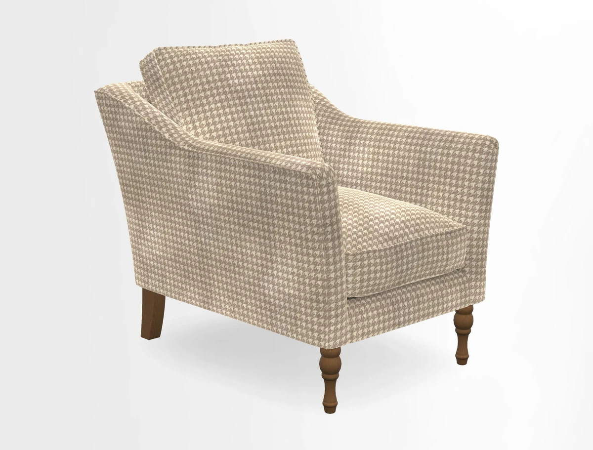 V&A Collection Brunel Chair in Two Tone Plain Biscuit