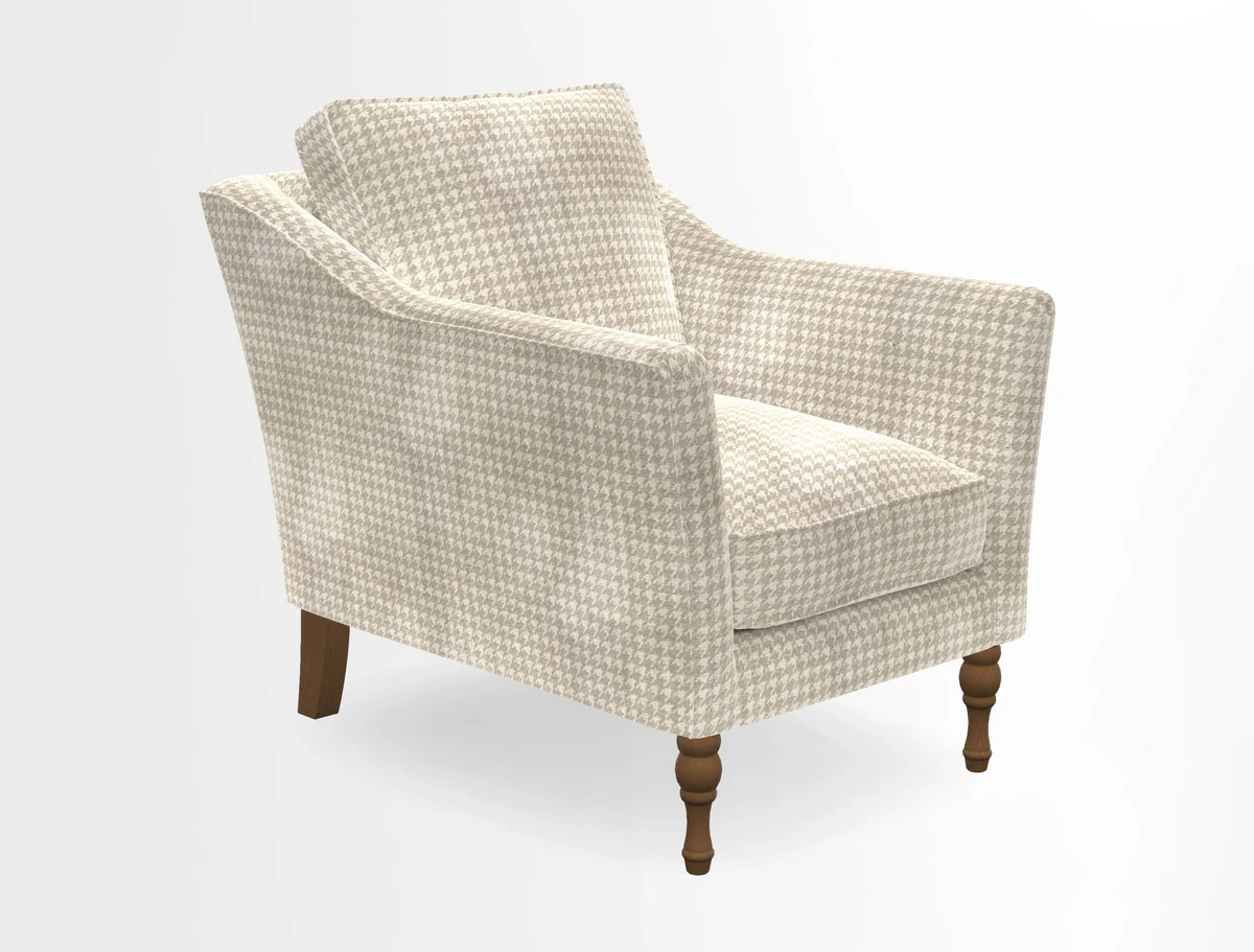 V&A Collection Brunel Chair in Two Tone Plain Biscuit