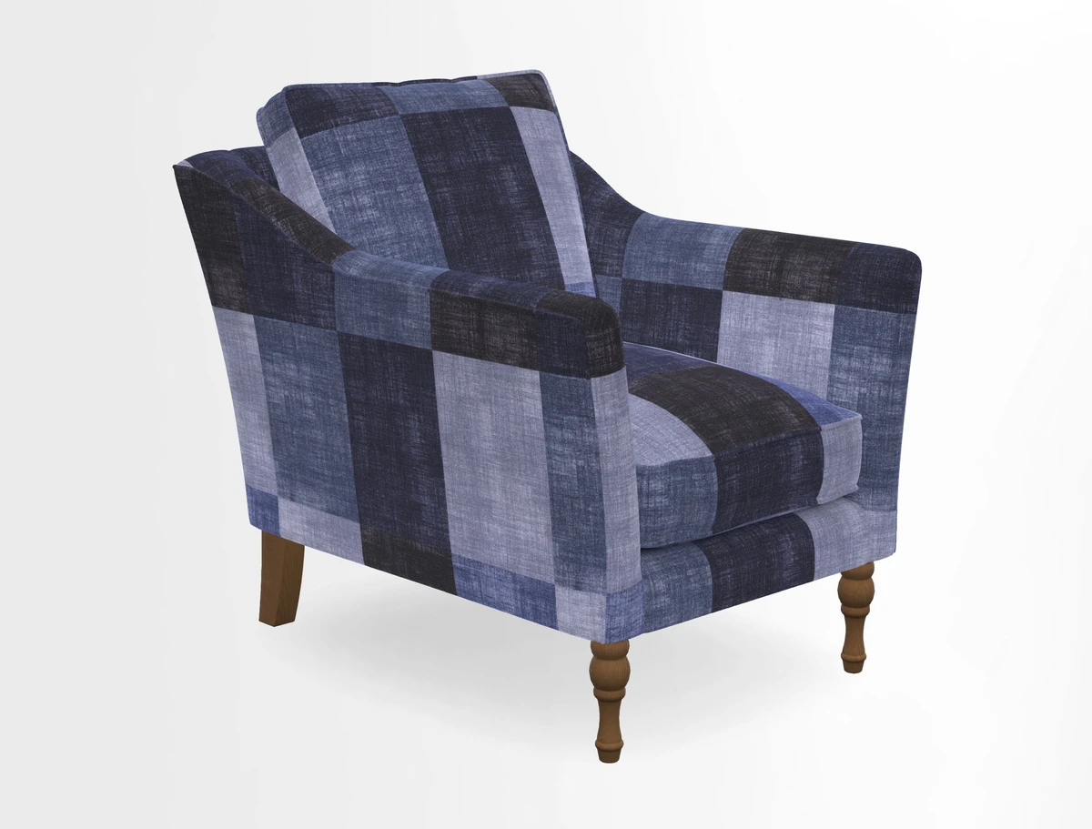 V&A Collection Brunel Chair in Two Tone Plain Biscuit