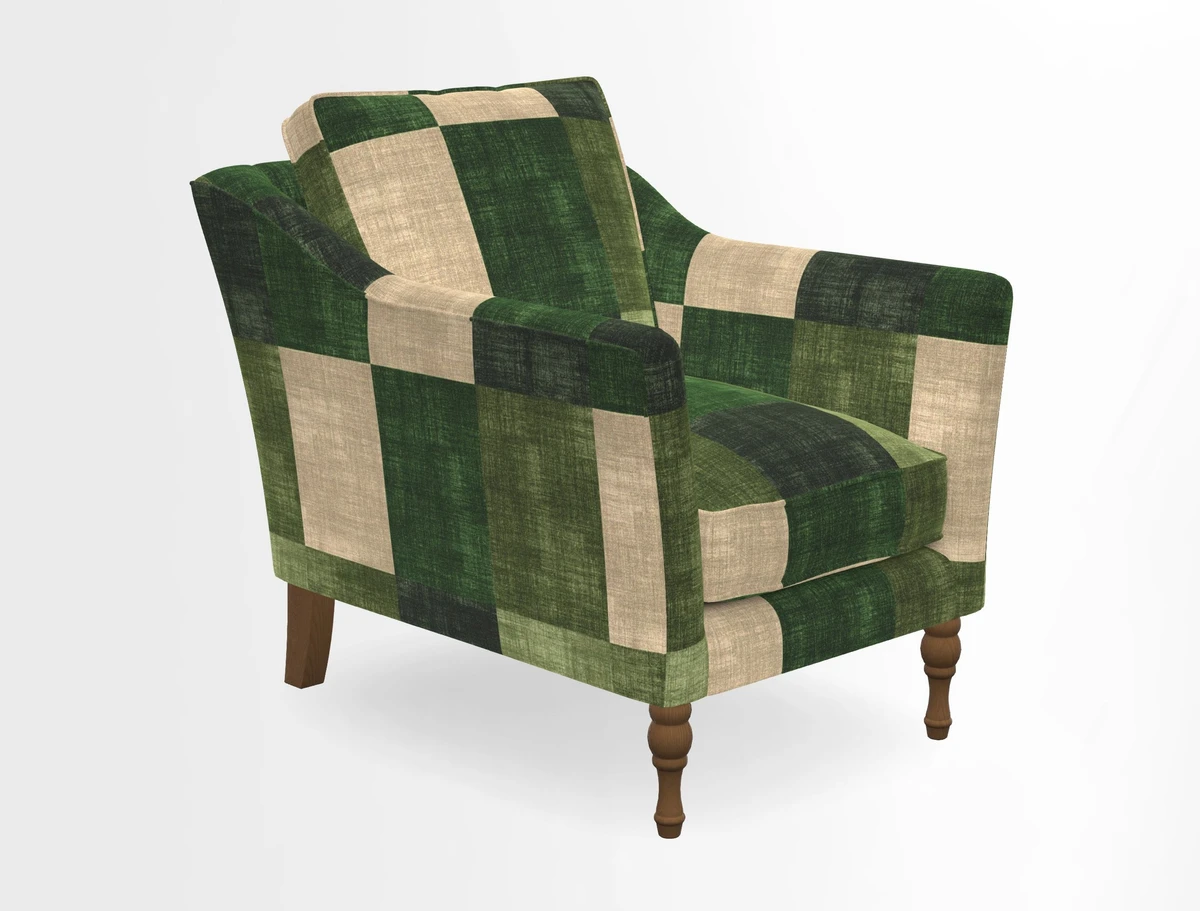 V&A Collection Brunel Chair in Two Tone Plain Biscuit