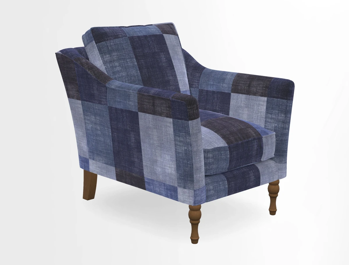 V&A Collection Brunel Chair in Two Tone Plain Biscuit