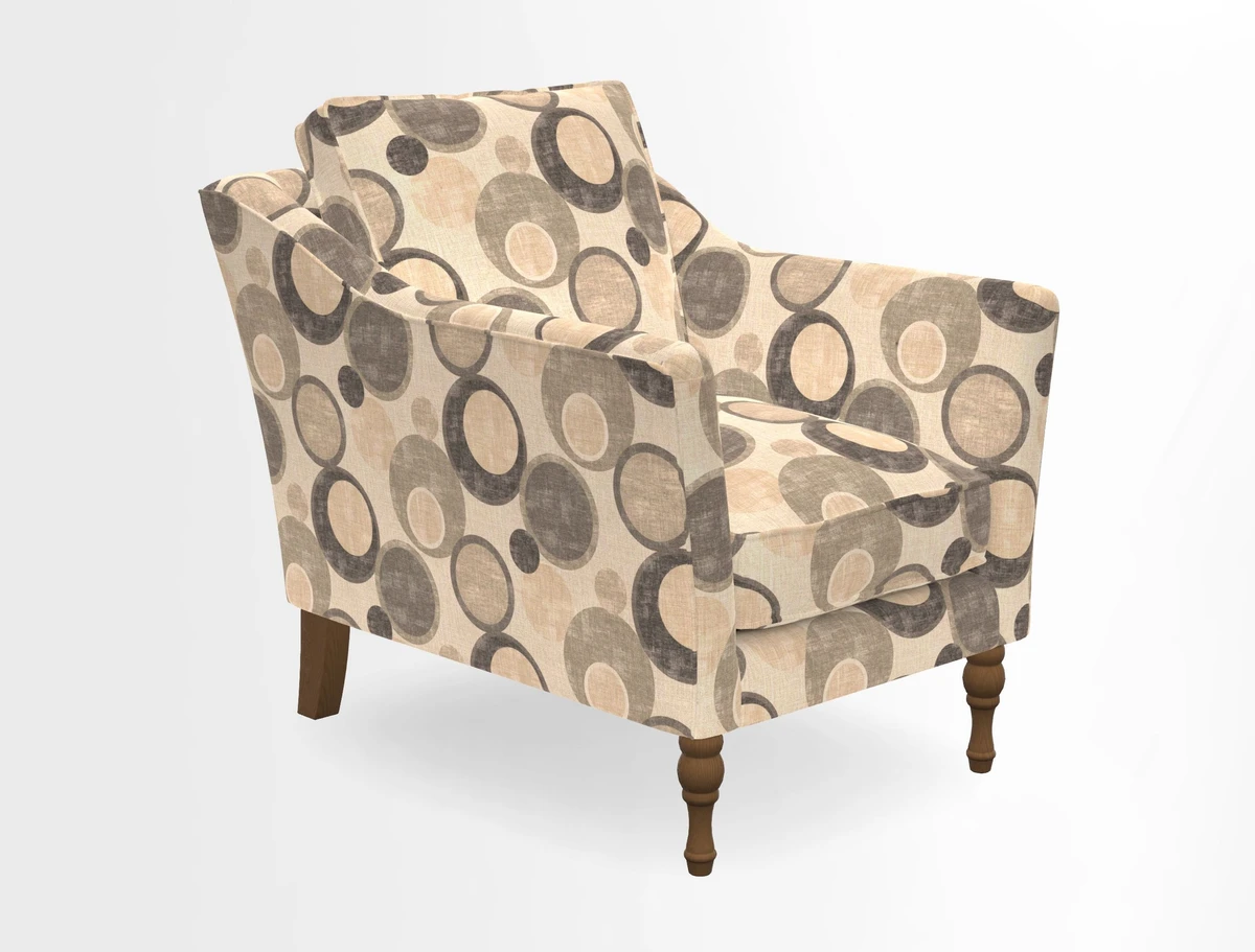 V&A Collection Brunel Chair in Two Tone Plain Biscuit
