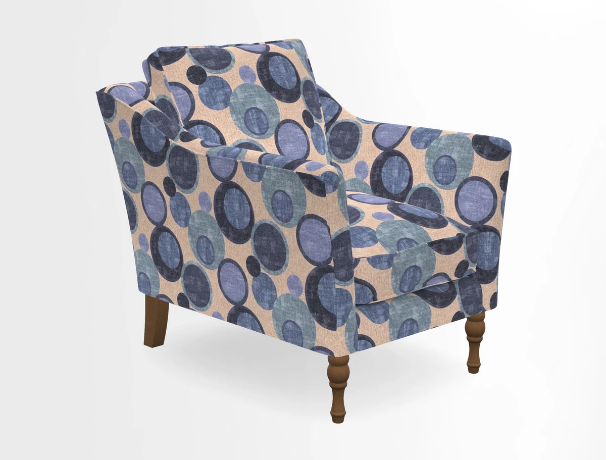V&A Collection Brunel Chair in Two Tone Plain Biscuit