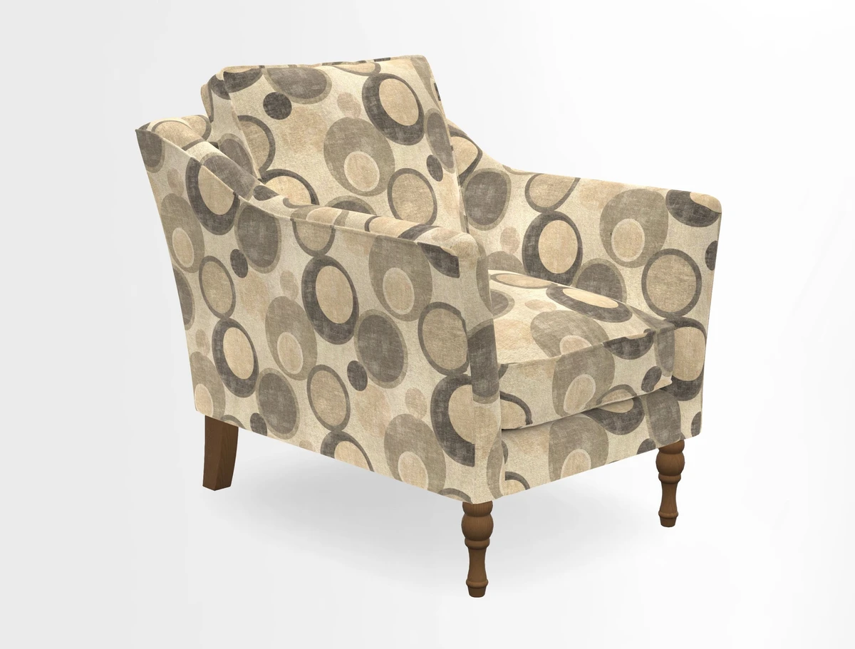 V&A Collection Brunel Chair in Two Tone Plain Biscuit