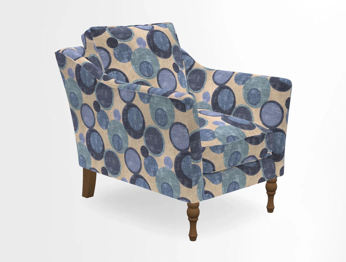 V&A Collection Brunel Chair in Two Tone Plain Biscuit