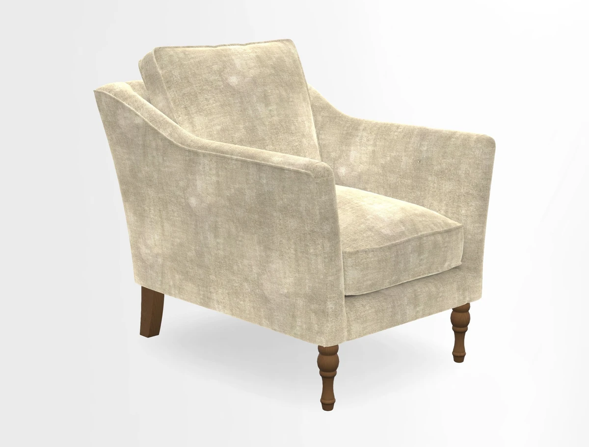 V&A Collection Brunel Chair in Two Tone Plain Biscuit