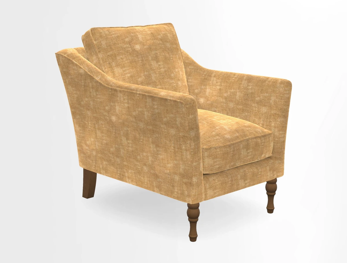 V&A Collection Brunel Chair in Two Tone Plain Biscuit