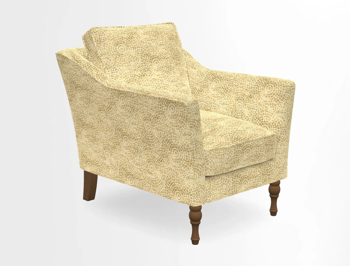 V&A Collection Brunel Chair in Two Tone Plain Biscuit