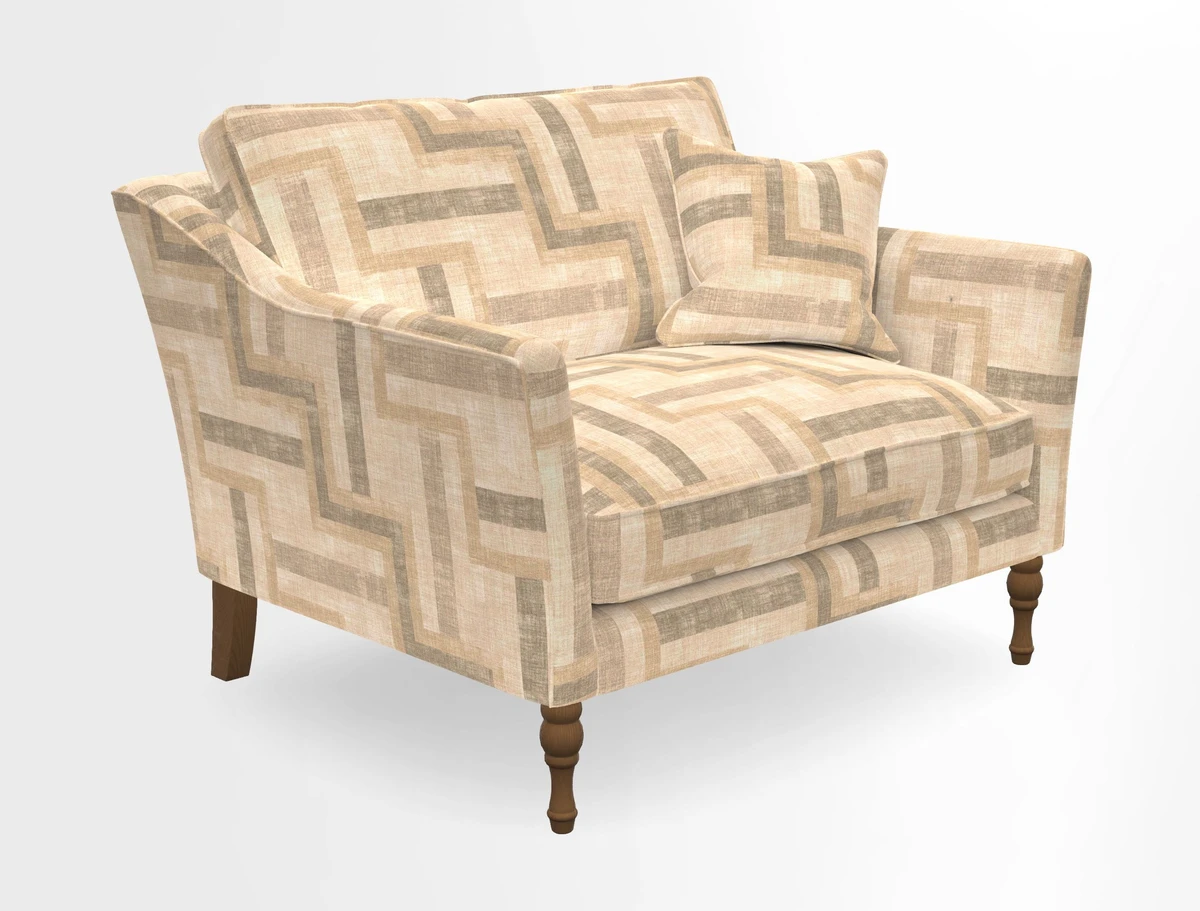 V&A Collection Brunel Snuggler in Two Tone Plain Biscuit
