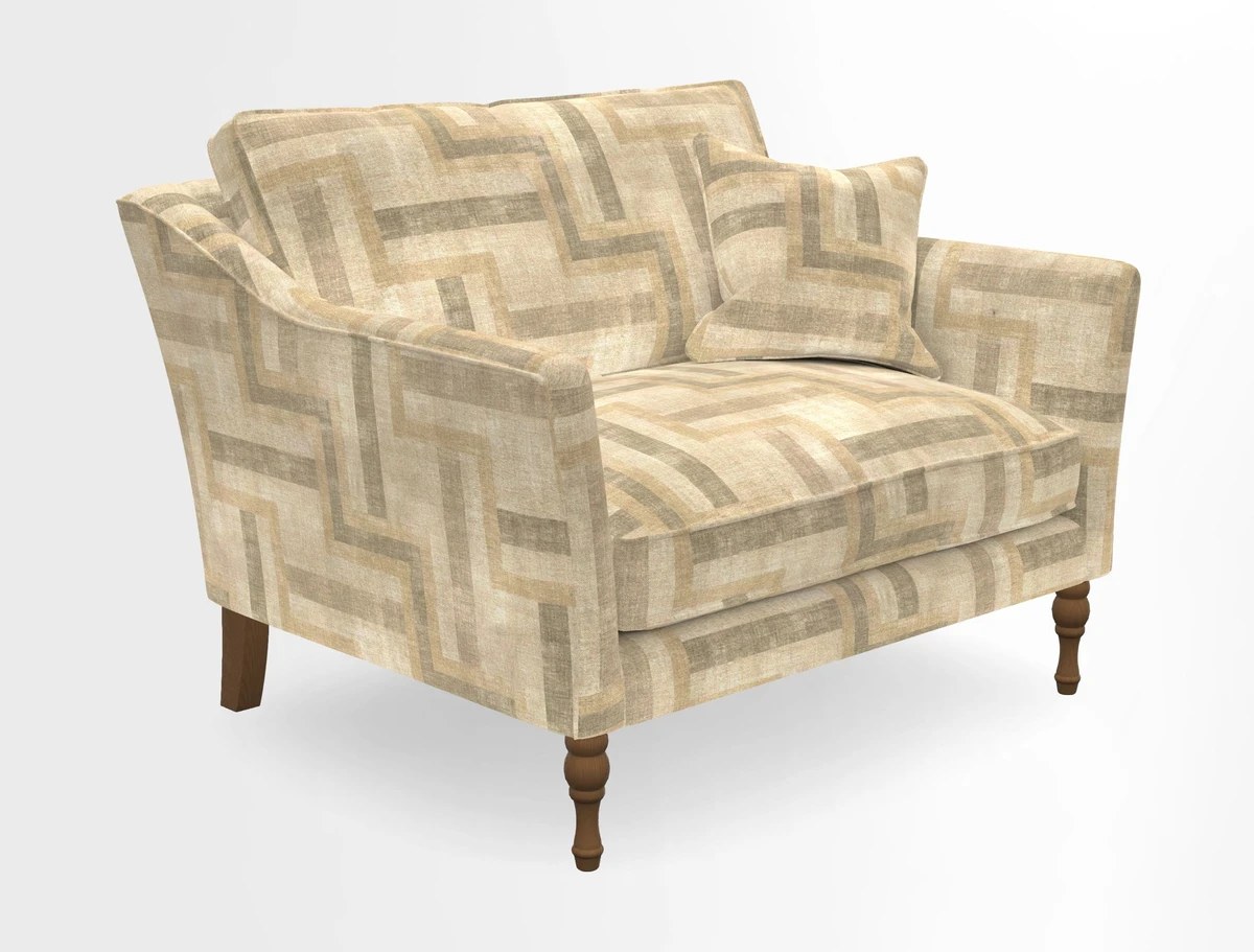 V&A Collection Brunel Snuggler in Two Tone Plain Biscuit